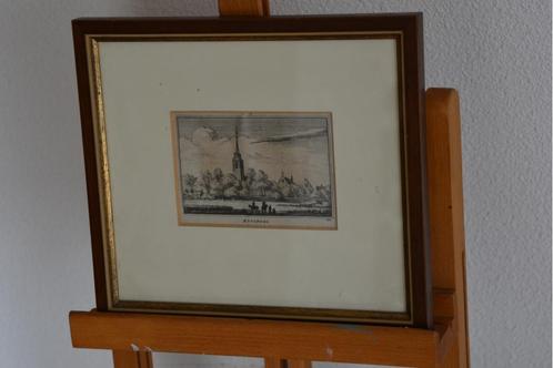 Ingelijste prent van Abraham Rademaker (1675-1735), Antiek en Kunst, Kunst | Etsen en Gravures, Ophalen of Verzenden
