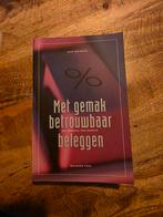 Met gemak betrouwbaar beleggen - Robeco, Ophalen of Verzenden, Gelezen, Geld en Beleggen, Jaap van Duijn