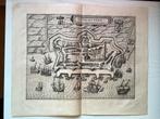 Kopergravure Arnemuiden Guicciardini begin1600 Zeeland, Verzenden