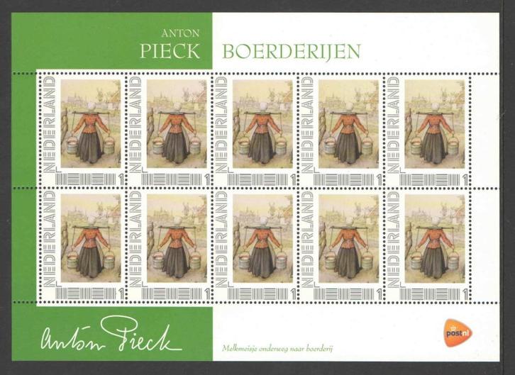 Postzegels Anton Pieck: Boerderijen, Postzegels en Munten, Postzegels | Nederland, Postfris, Na 1940, Ophalen of Verzenden