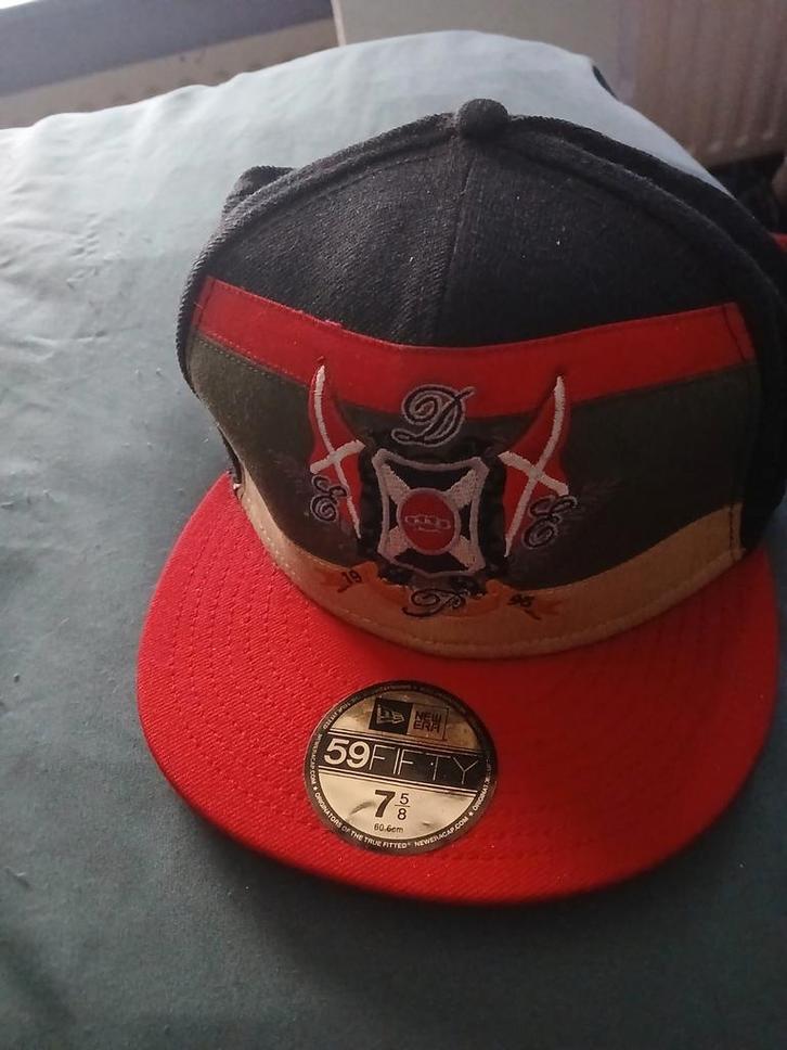 New Era 59FIFTY 10 Deep Fitted Cap Maat 7 5/8, Kleding | Heren, Hoeden en Petten, Gedragen, Pet, 60 cm (XL, 7½ inch) of meer, Ophalen of Verzenden