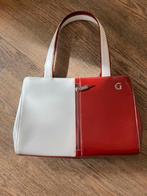 Gabor tas handtas rood wit rits, Sieraden, Tassen en Uiterlijk, Handtas, Ophalen of Verzenden, Zo goed als nieuw, Rood