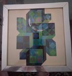 Print of druk werk vasarely, Antiek en Kunst, Ophalen of Verzenden