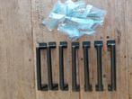 Te koop:   7 bruin  "oud hollands"  handgreepjes / 13 cm, Doe-het-zelf en Verbouw, IJzerwaren en Bevestigingsmiddelen, Ophalen of Verzenden