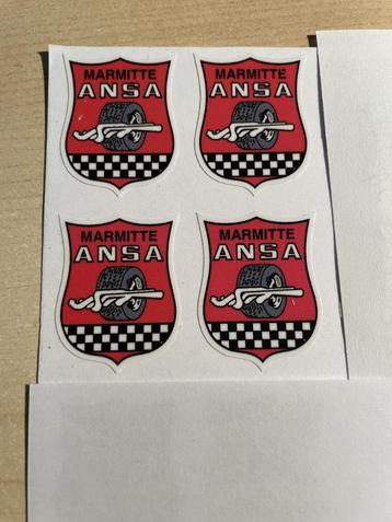 ANSA originele uitlaatsticker set en/of Ansa diversen beschikbaar voor biedingen
