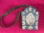 Tibetaans reisamulet, hout en brons, Ophalen of Verzenden
