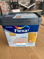 Vloer en trap lak Flexa 0,75 liter RAL 9010, Doe-het-zelf en Verbouw, Verf, Beits en Lak, Wit, Nieuw, Ophalen of Verzenden, Verf