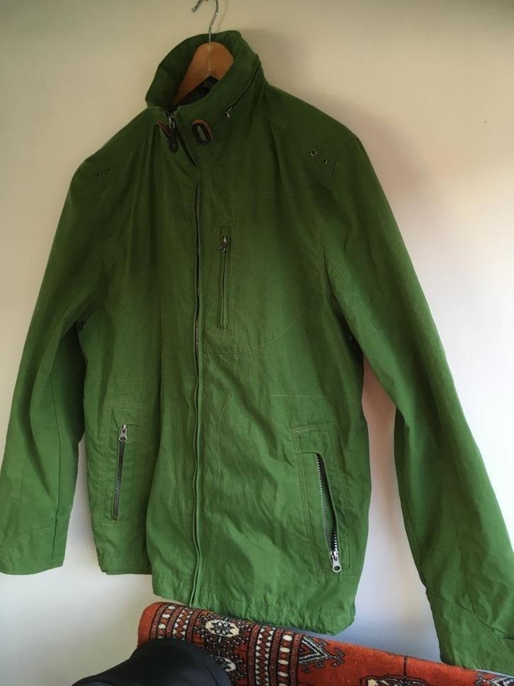 Jas Canda, Kleding | Dames, Jassen | Zomer, Zo goed als nieuw, Maat 38/40 (M), Groen, Ophalen of Verzenden