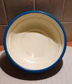 Vintage Blauwe Emaille Schaal - 20cm, Ophalen of Verzenden
