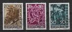Liechtenstein Michel 399-401 gestempeld, Postzegels en Munten, Ophalen of Verzenden, Overige landen, Gestempeld