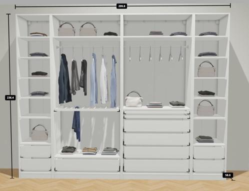 pax kast, Huis en Inrichting, Kasten | Kledingkasten, Zo goed als nieuw, 200 cm of meer, 200 cm of meer, 50 tot 75 cm, Met lade(s)