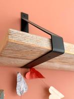 8 stuks zwarte stalen plankendragers. ZGAN, Ophalen, Zo goed als nieuw, Minder dan 150 cm, Minder dan 100 cm