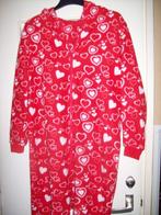 Onesie rood met witte hartjes (S)36 Hema, Hema, Ophalen of Verzenden, Zo goed als nieuw, Maat 36 (S)