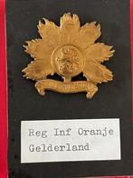 Regiment infanterie oranje embleem, Verzamelen, Militaria | Algemeen, Ophalen of Verzenden, Landmacht, Nederland, Embleem of Badge