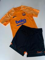 Barcelona voetbal tenue van Nike maat S, Maat 46 (S) of kleiner, Blauw, Ophalen of Verzenden, Zo goed als nieuw