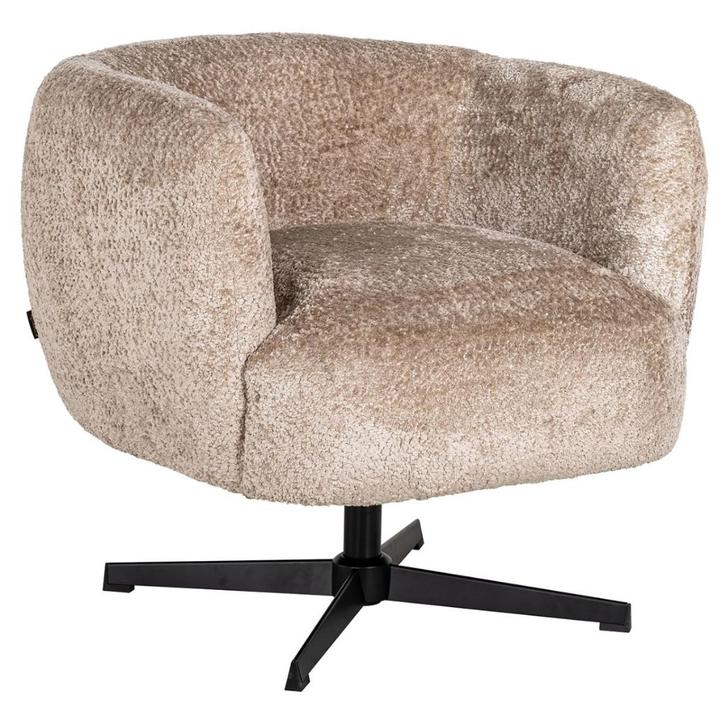 Richmond Interiors Draaifauteuil Estelle Swivel, 2 stuks, Huis en Inrichting, Stoelen, Zo goed als nieuw, Twee, Stof, Overige kleuren