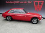 MG B 1.8 GT OVERDRIVE | LEER | ORIGINEEL | EUROPESE UITVOERI, Auto's, Oldtimers, Achterwielaandrijving, Zwart, Radio, Leder