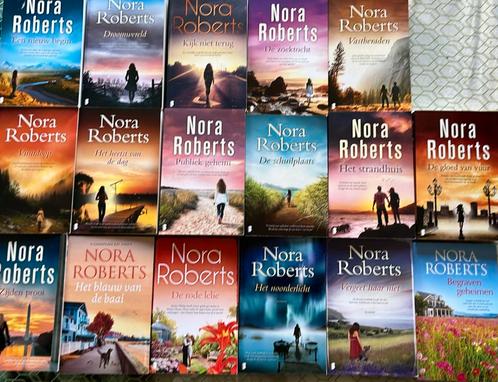 Nora Roberts, os de rode lelie, noorderlicht, droomwereld, Boeken, Partijen en Verzamelingen, Zo goed als nieuw, Overige, Ophalen of Verzenden