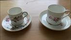 Twee klassieke koffiekopjes, Ophalen of Verzenden, Zo goed als nieuw