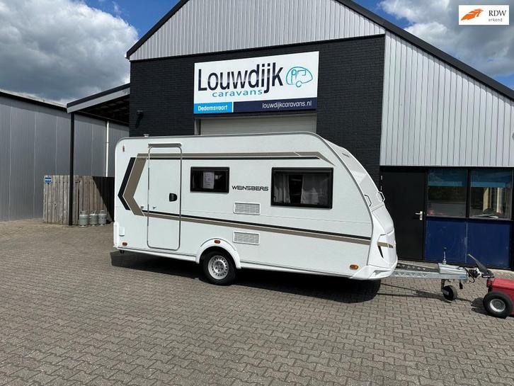 WEINSBERG CaraOne 420 QD ’22 (Vastbed, Treinzit), Caravans en Kamperen, Caravans, Bedrijf, tot en met 4, 750 - 1000 kg, Treinzit