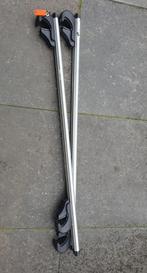 Dakdragers Unitec 109cm voor auto met dakreling, Auto diversen, Ophalen, Gebruikt