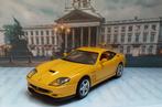 1:43 Ferrari 550 Maranello; 2-door coupe 1996; Maisto 31502, Ophalen of Verzenden, Zo goed als nieuw, Auto, Overige merken
