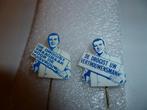 2 x Drogistmannen Spelden., Verzamelen, Speldjes, Pins en Buttons, Ophalen of Verzenden, Zo goed als nieuw