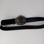 Zgan blauwe leren riem met metalen gesp nu, Kleding | Dames, Riemen en Ceinturen, 3 tot 5 cm, Echt leder, Tailleriem, Ophalen of Verzenden