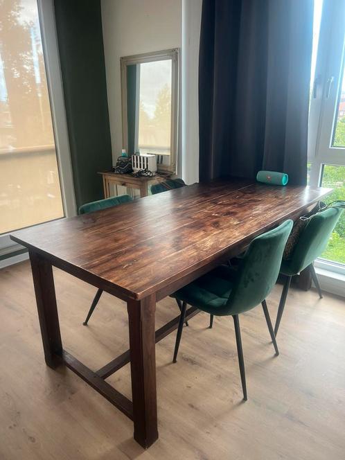 Eettafel inclusief stoelen gratis afhalen, Huis en Inrichting, Tafels | Eettafels, Gebruikt, 50 tot 100 cm, 150 tot 200 cm, Vijf personen of meer