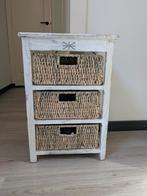 Houten ladekast/nachtkastje met lades, Huis en Inrichting, Kasten | Ladekasten, Ophalen, Minder dan 50 cm, Zo goed als nieuw, Minder dan 100 cm