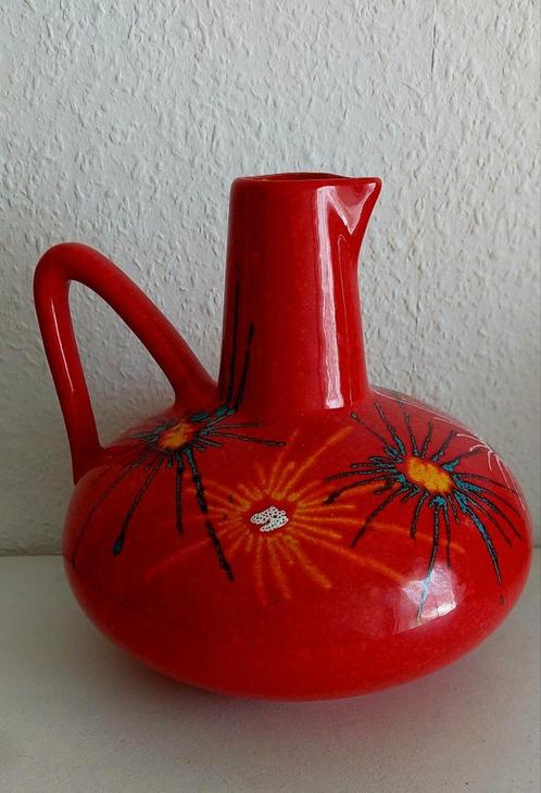 Bertoncello Midcentury Italië, Huis en Inrichting, Woonaccessoires | Vazen, Zo goed als nieuw, Minder dan 50 cm, Aardewerk of Porselein