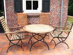 tuinstel, Tuin en Terras, Ophalen, Gebruikt, Teakhout, Tuinset