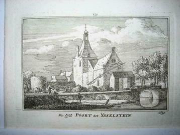 173 / Ijsselstein de Poort  Kopergravure 18e Eeuw beschikbaar voor biedingen