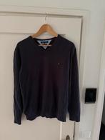 Tommy Hilfiger trui maat L donkerblauw, Ophalen of Verzenden, Zo goed als nieuw, Blauw