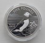 Zilveren 1 oz Alderney Puffin 2019., Ophalen of Verzenden, Overige landen, Losse munt, Zilver