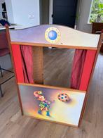 Poppenkast, Ophalen, Gebruikt, Hout