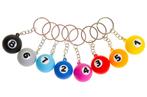 PARTIJ SLEUTELHANGER SOFT RUBBER BILJART BAL, ., Nieuw, Ophalen of Verzenden, .
