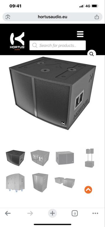 Gezocht - Hortus Audio C2 MK2 Subwoofer beschikbaar voor biedingen
