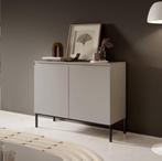 Naduvi Kate dressoir 2 deur beige NIEUW, Ophalen of Verzenden, Nieuw, Met deur(en)