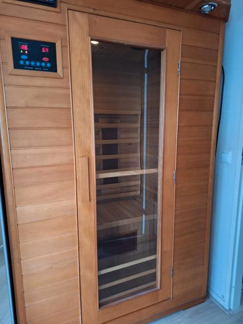 2 persoons infrarood sauna zgan, Sport en Fitness, Sauna, Zo goed als nieuw, Ophalen