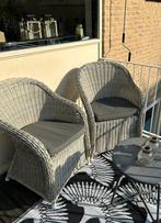 2 buiten stoelen met kussens, Ophalen, Gebruikt