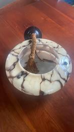 Antieke plafondlamp Art Deco Opaline, Antiek en Kunst, Antiek | Lampen, Ophalen