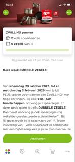 2 volle spaarkaarten PLUS pannenactie - Zwilling, Tickets en Kaartjes