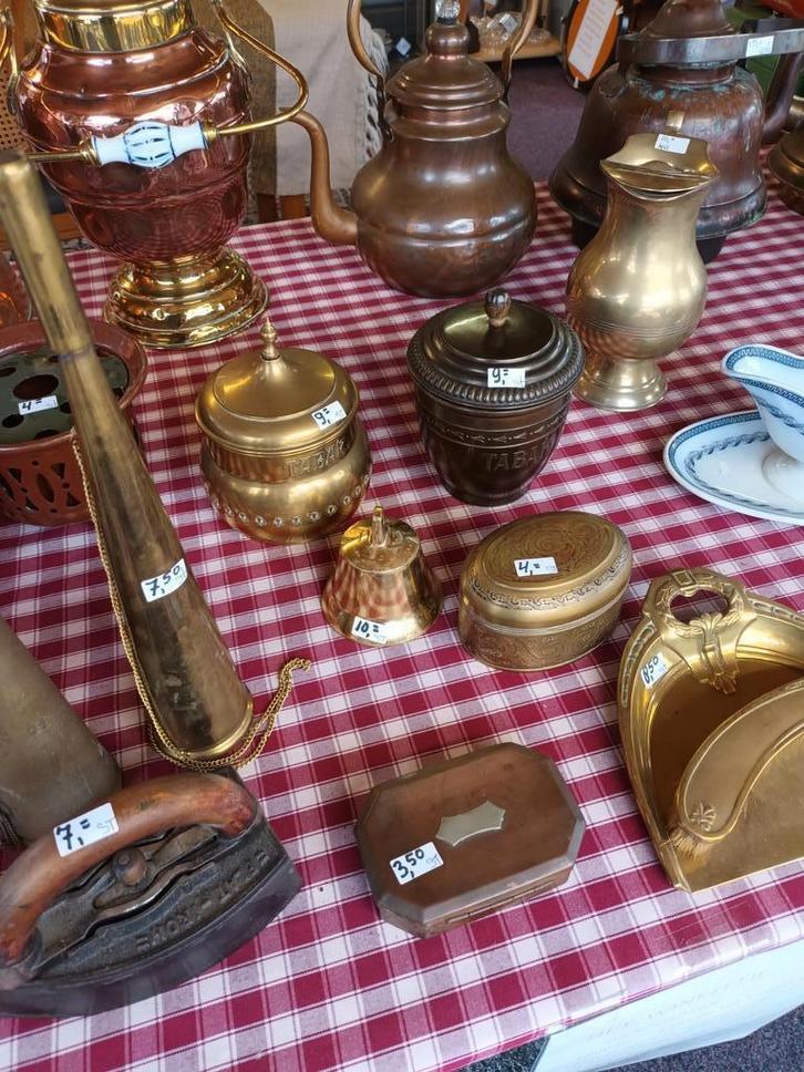 Heel veel opruiming van koperen voorwerpen, Antiek en Kunst, Antiek | Koper en Brons, Koper, Ophalen