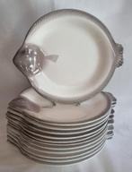 Antiek 11x Vis bord vis servies Waechtersbach 1908 Albin Mül, Antiek en Kunst, Antiek | Servies los, Verzenden