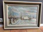 Eef van Brakel - Sneeuwlandschap, Antiek en Kunst, Ophalen of Verzenden