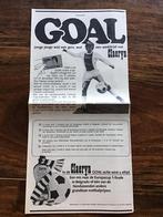 Voetbal reklame Claeryn Goal Johan Cruijff Ajax 1972, Ophalen of Verzenden, Gebruikt, Ajax, Poster, Plaatje of Sticker