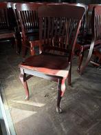 Grote partij café stoelen 26 stuks, Huis en Inrichting, Stoelen, Ophalen, Gebruikt, Bruin, Vijf, Zes of meer stoelen