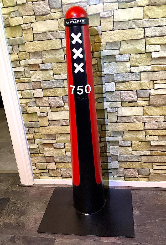 Mancave jubileum Edition 750 jaar Amsterdam Amsterdammertje, Tuin en Terras, Palen, Balken en Planken, Zo goed als nieuw, Palen