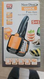 Nicer Dicer Quick - Nieuw in doos! 5 in 1 Keukenhulp, Ophalen of Verzenden, Nieuw